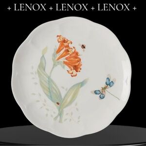 Lenox Butterfly Meadow Dragonfly accent plate. NWT! Very pretty!